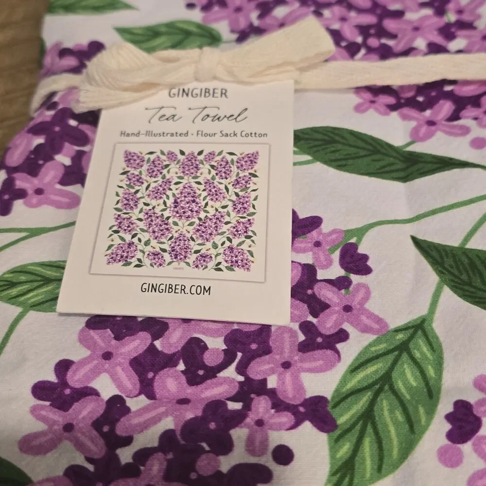 gingiber tea towel